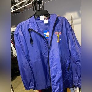 Tweety bird purple windbreaker